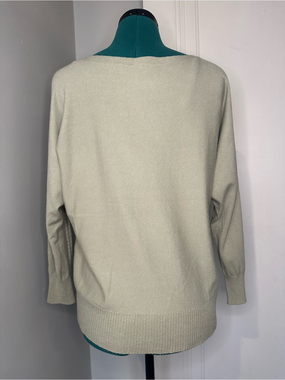 VILA Cream Textured Crew Neck Sweater - Picture 5 of 8